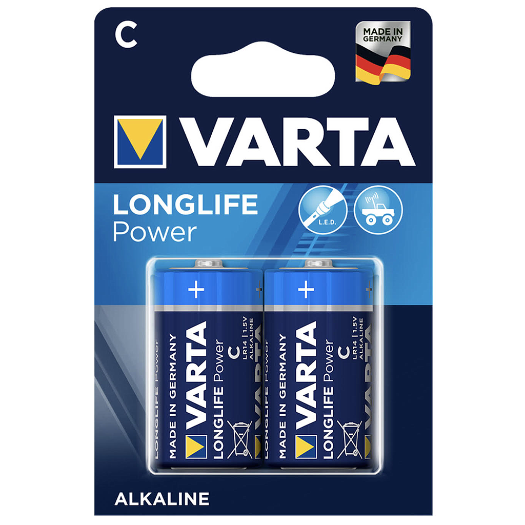 PILAS VARTA ALKALINA LR14 C (2 UN.) - UNICO