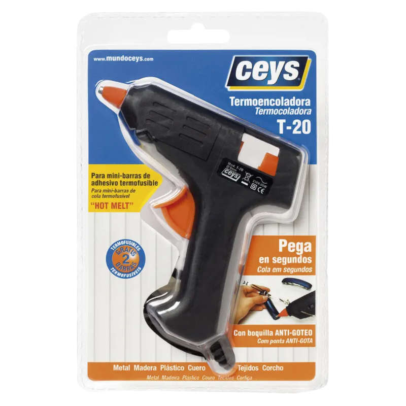 CEYS PISTOLA TERMOFUSIBLE MINI T-20