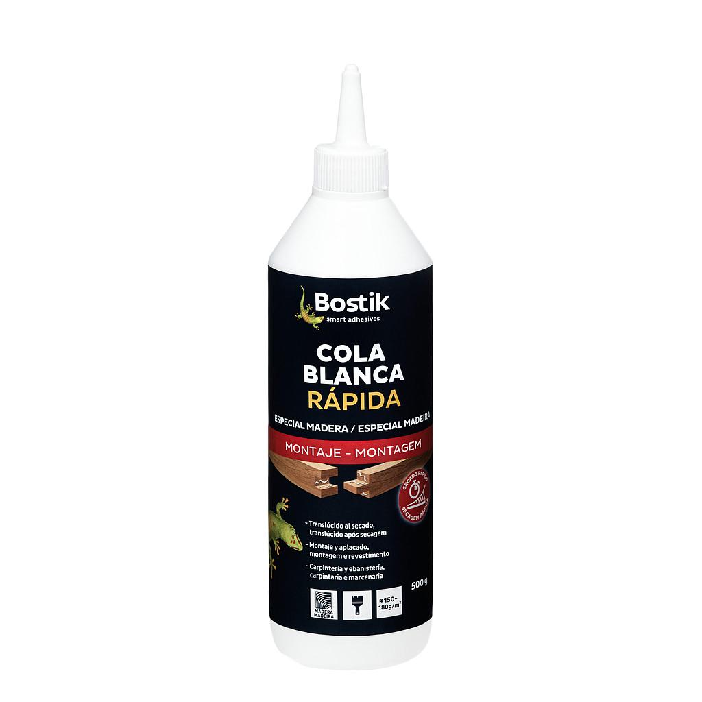 BOSTIK COLA BLANCA RÁPIDA - 500 GR