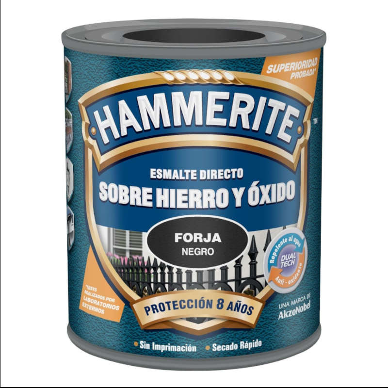 HAMMERITE FORJA - NEGRO - 750 ML