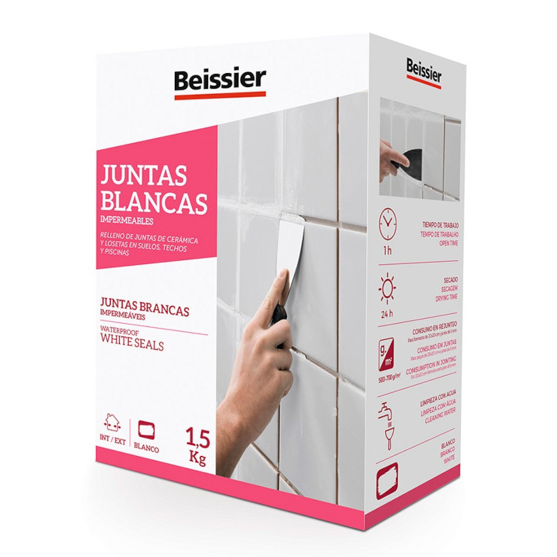 JUNTAS BLANCAS IMPERMEABLES - 1,5 KG