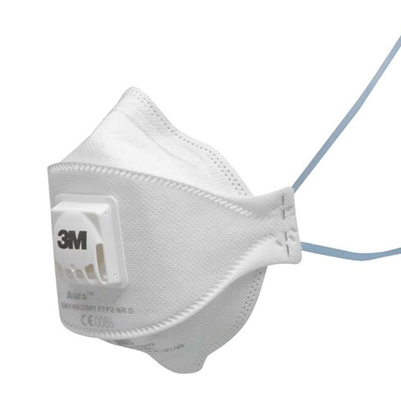 _(*) MASCARILLA AURA PLEGADA FFP2 CON VÁVULA