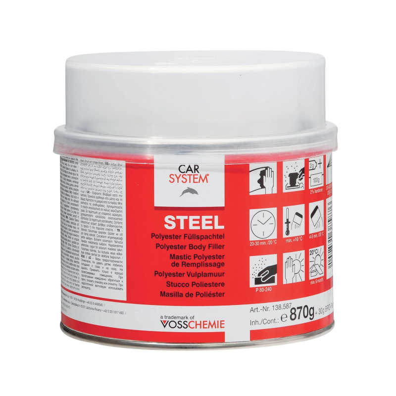 MASILLA DE ESTAÑO STEEL METAL - 0,9 KG