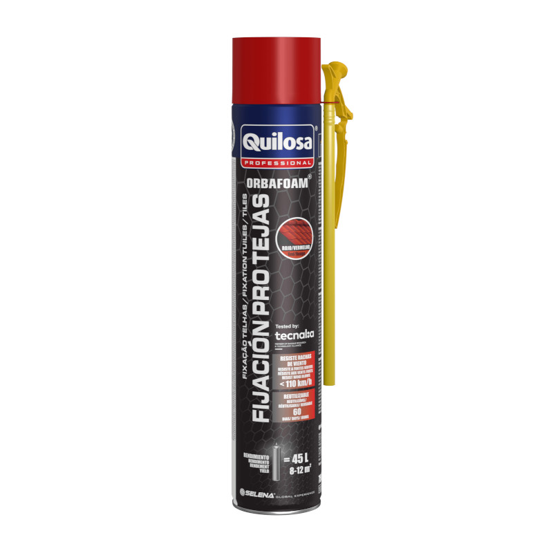ORBAFOAM FIJACION PRO TEJAS ERGO - ROJO TEJA - 650ml