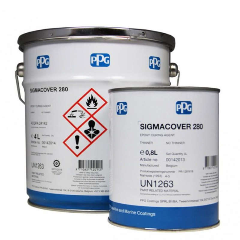 SIGMACOVER 280 SET (A+B) - LIGHT GREY - 4 LT