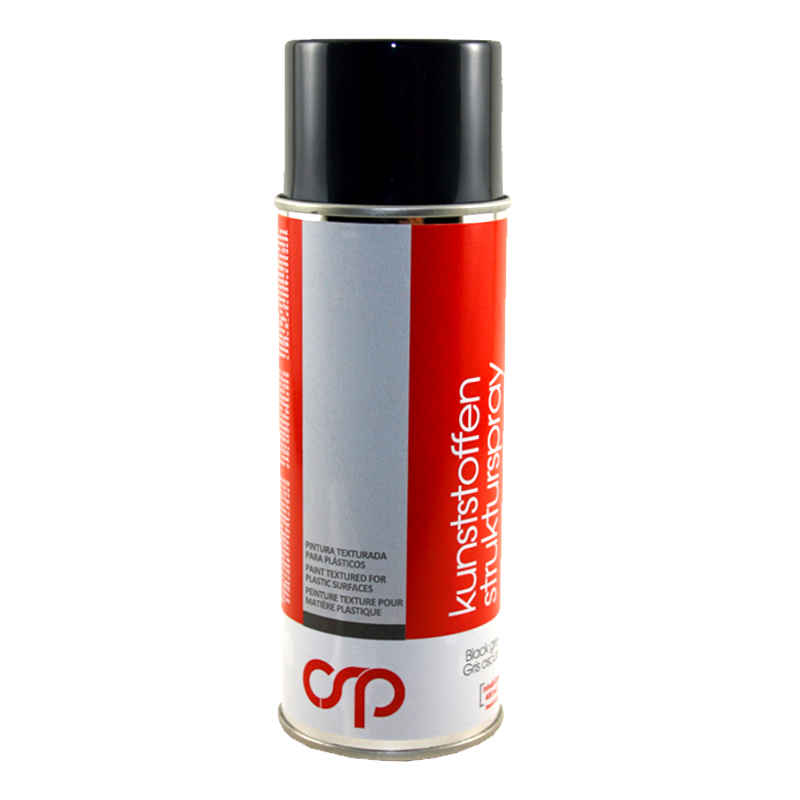 SPRAY PINTURA STRUCTURANTE PLASTICOS - NEGRO - 400 ml
