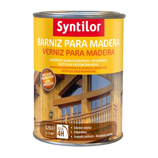 [001867-01615202] BARNIZ MADERA MATE - Incoloro - 0,25L