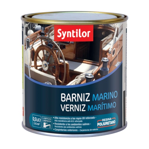 [001884-02265055] BARNIZ MARINO AQUARETHANE BRILLO - Incoloro - 0,5L