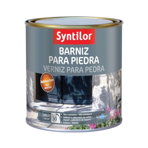 [008480-01535098] BARNIZ PIEDRA AQUARETHANE EFECTO NATURAL - Incoloro - 0,5L