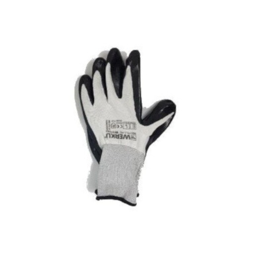 [029664-WK100700] GUANTES NITRILO NEGRO-BLANCO - T.XL