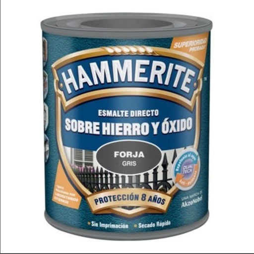 [001676-5093227] HAMMERITE FORJA - GRIS - 750 ML