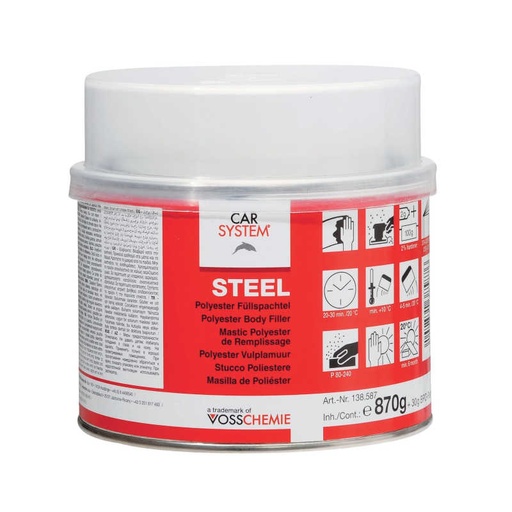 [007306-138587] MASILLA DE ESTAÑO STEEL METAL - 0,9 KG