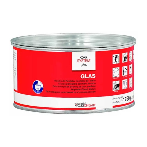 [004999-127974] MASILLA DE FIBRA REFORZADA GLAS - VERDE - 1,8 kg