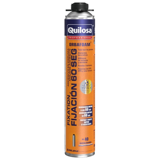 [028770-10040750] ORBAFOAM FIJACION 60 SEG PISTOLA - Beige - 750ml