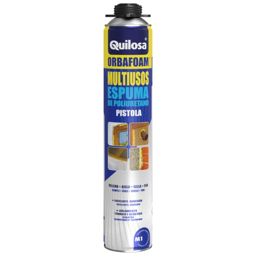 [032287-10048919] ORBAFOAM MULTIUSOS 40 PISTOLA - Amarillo - 700ml