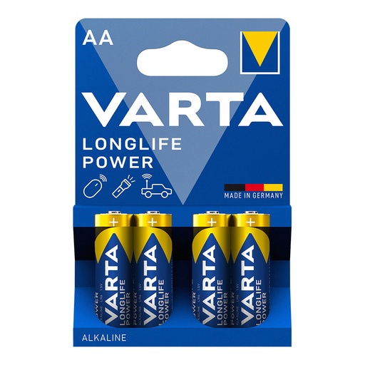 [030394-38430] PILAS VARTA ALKALINA LR06 AA (4 UN.) - UNICO