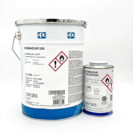 [031187-157641] SIGMADUR 520 BASE Z SET (A+B) - 3,58 LT