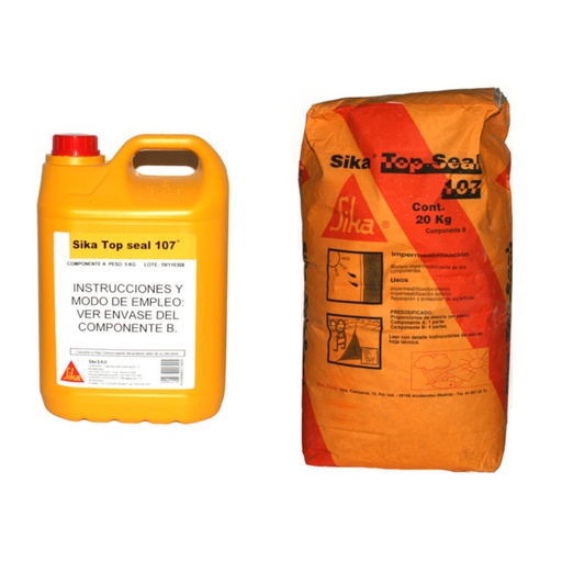 [007329-808952] SIKA TOP 107 PLUS ES C40 A+B - 25 KG